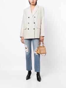 IRO Blazer met dubbele rij knopen - Beige
