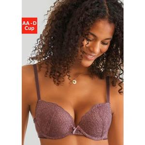 Vivance Push-up-bh rondom met gebloemd kant, dessous