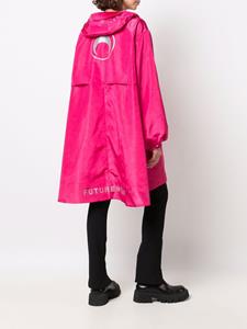 marineserre Marine Serre Windjack met capuchon - Roze