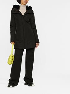 Woolrich Parka met logopatch - Zwart
