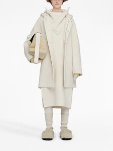 jilsander Jil Sander Parka met capuchon - Wit
