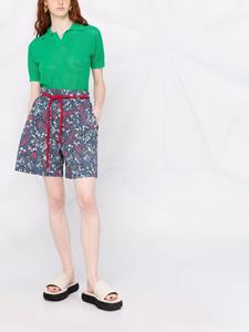 emporioarmani Emporio Armani Shorts met bloemenprint - Blauw