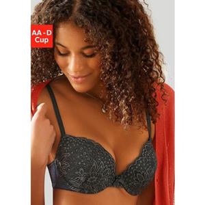 Vivance Push-up-bh rondom met gebloemd kant, dessous