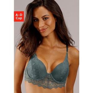 s.Oliver RED LABEL Beachwear Push-up-bh Elise van modieuze punt, dessous