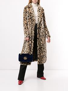 unrealfur Unreal Fur Jas met luipaardprint - Bruin