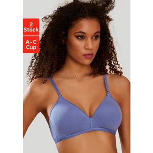 Petite fleur Bh zonder beugels in triangelsnit, basic dessous (Set van 2)