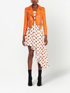 alexandermcqueen Alexander McQueen Cropped bikerjack - Oranje