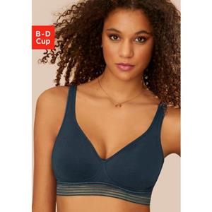 Petite fleur Soft-bh met modieuze band in streep-look, basic dessous