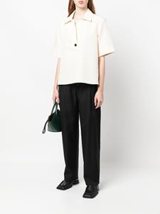 TOTEME High waist pantalon - Zwart