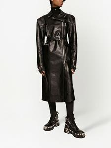dolce&gabbana Dolce & Gabbana Leren jas - Zwart
