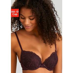 Vivance Push-up-bh rondom met gebloemd kant, dessous