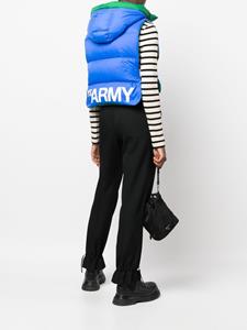 yvessalomon Yves Salomon Bodywarmer met logoprint - Blauw