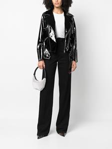 philippplein Philipp Plein Jack van imitatieleer - Zwart