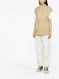 mooseknuckles Moose Knuckles Gilet met ceintuur - Beige