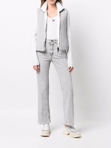 brunellocucinelli Brunello Cucinelli Ribgebreid gilet - Grijs
