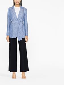 fabianafilippi Fabiana Filippi Linnen blazer - Blauw