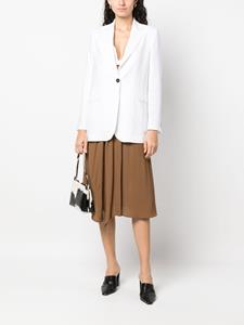 blancavita Blanca Vita Blazer met enkele rij knopen - Wit