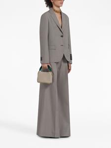 Marni Blazer met pied-de-poule print - Grijs