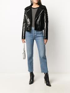 philippplein Philipp Plein Lammy motorjack - Zwart