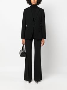 Theory Blazer met enkele rij knopen - Zwart