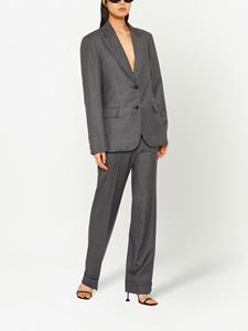 miumiu Miu Miu Blazer met enkele rij knopen - Grijs