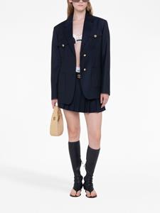 miumiu Miu Miu Blazer met enkele rij knopen - Blauw