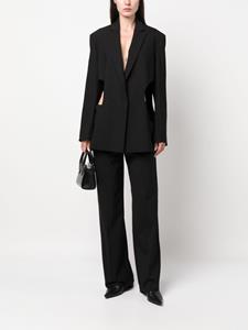 Gauchère Blazer met enkele rij knopen - Zwart