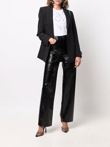 philippplein Philipp Plein Blazer met logopatch - Zwart