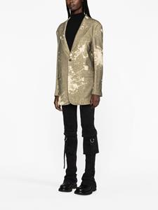 R13 Blazer met verfspatten - Groen