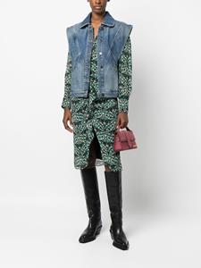 Ba&Sh Denim gilet - Blauw