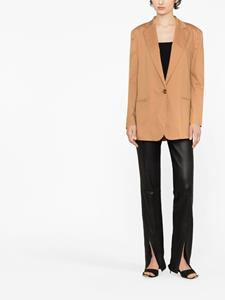 theandamane THE ANDAMANE Blazer met enkele rij knopen - Bruin