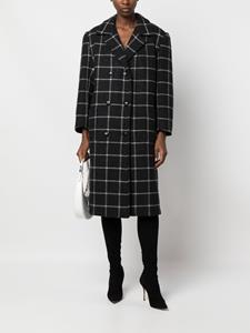 a.n.g.e.l.o.vintagecult A.N.G.E.L.O. Vintage Cult 1980s geruite jas - Zwart