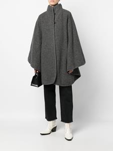 a.n.g.e.l.o.vintagecult A.N.G.E.L.O. Vintage Cult 1970s cape met opstaande kraag - Grijs