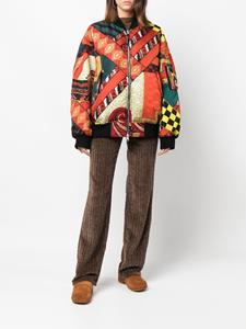 ETRO Bomberjack met patchwork - Oranje