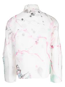 shiatzychen SHIATZY CHEN Bomberjack met print - Wit
