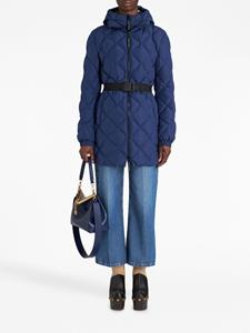 ETRO Donsjack met capuchon - Blauw