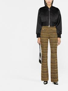 alessandrarich Alessandra Rich Pantalon met grafische print - Geel