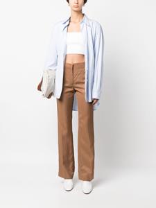 jilsander Jil Sander Flared pantalon - Bruin
