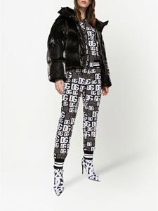 dolce&gabbana Dolce & Gabbana Gecoat donsjack - Zwart