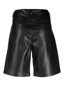 proenzaschoulerwhitelabel Proenza Schouler White Label Shorts van imitatieleer - Zwart