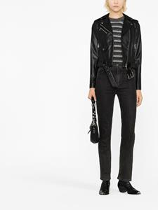 Michael Michael Kors Cropped bikerjack - Zwart