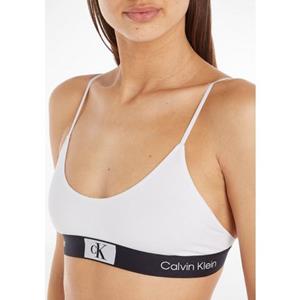 Calvin Klein Bralette Katoen - CK96 - Katoenen Bh topje met spaghetti bandjes - Zonder vulling