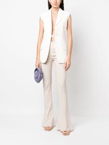 victoriabeckham Victoria Beckham Mouwloze jas - Beige