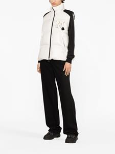 Moncler Bodywarmer met logopatch - Wit