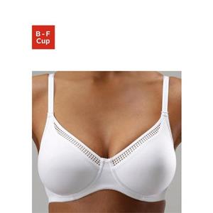 Nuance T-shirt-bh met beugel microvezel met naadloze cups en beugels, basic ondergoed