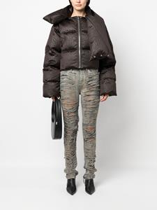 rickowens Rick Owens Donsjack met trechterhals - Bruin