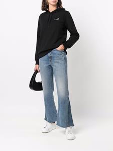 A.P.C. Hoodie met logoprint - Zwart