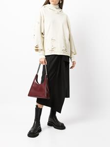 Goen.J Gelaagde hoodie - Beige