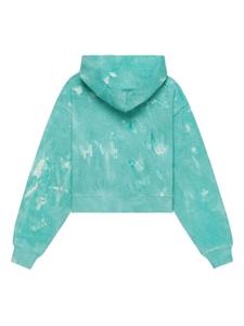 sporty&rich Sporty & Rich Hoodie met geborduurd logo - Groen