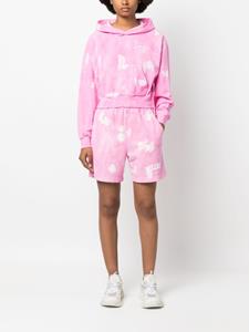 sporty&rich Sporty & Rich Hoodie met tie-dye print - Roze